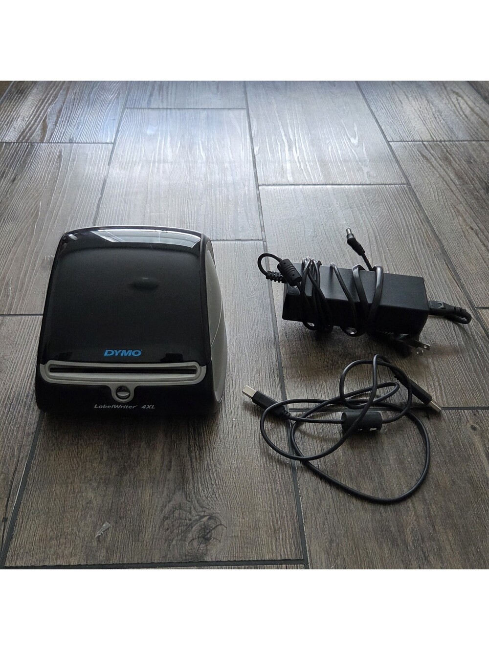 Dymo LabelWriter 4XL Label Printer - Black/Gray (1738542) Working W/ Cords